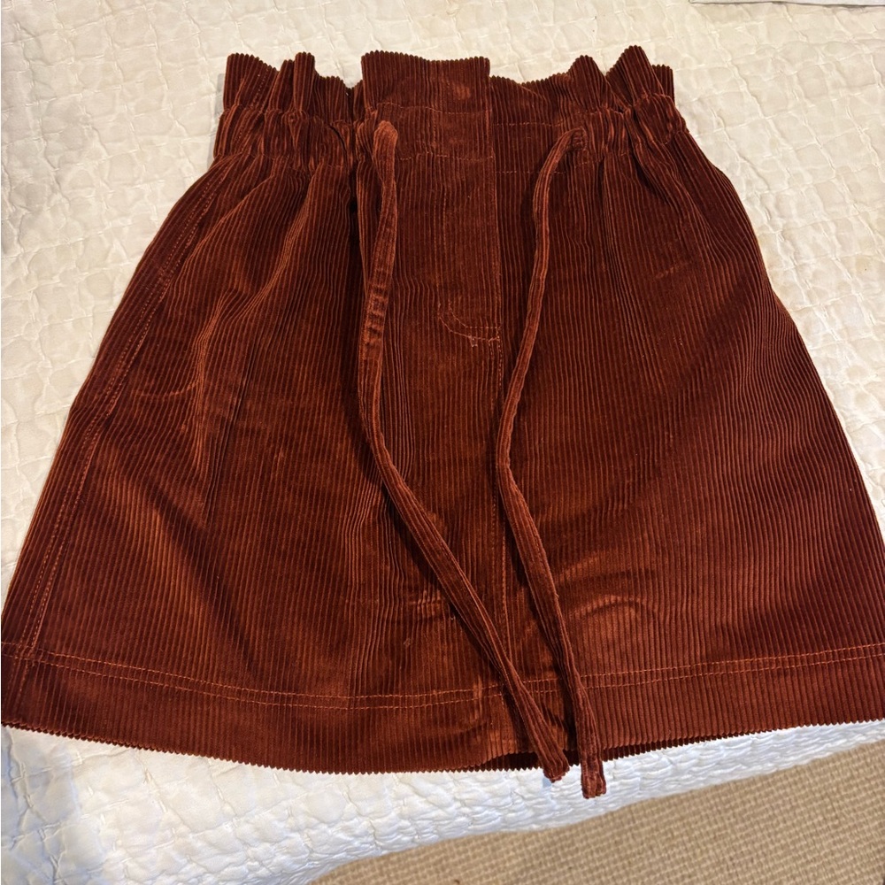 Sezane corduroy skirt